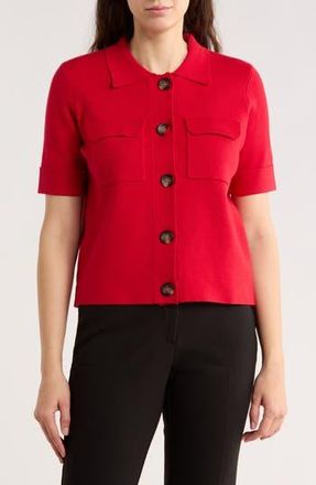 T Tahari Cardigan Sweater in Red at Nordstrom Rack, Size X-Large