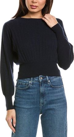 Brodie Pixie Ribbed Crewneck Cashmere Sweater