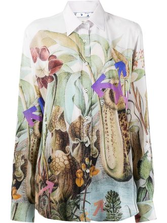 Off-white Camicia con stampa - Bianco