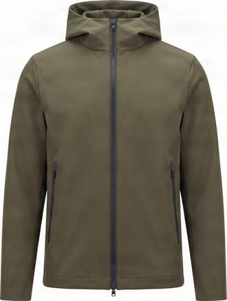 Woolrich Casual Jacket With Hood And Zippered Pockets