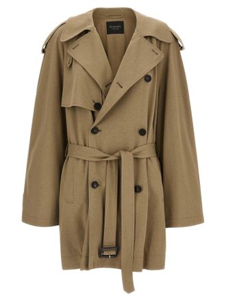 Balenciaga katoenen trenchcoat