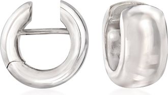 Ross-Simons Italian Sterling Silver Huggie Hoop Earrings