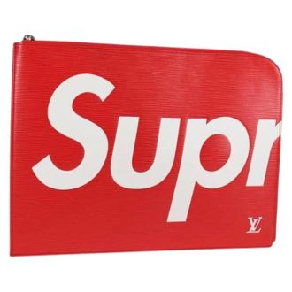 Louis Vuitton Pre-owned Pochette Jour GM Clutch - unisex - Pre-owned - Rood - Maat: ONE Size Leer