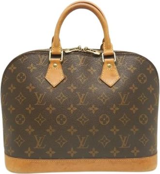Louis Vuitton Pre-owned Vintage Monogram Handtas - Dames - Vintage Handtas - Bruin - ONE Size - Vintage
