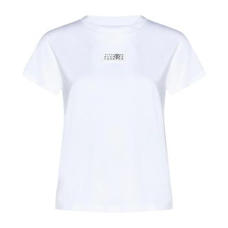 Maison Margiela Numeric T-Shirt - female - MM6 Maison Margiela - T-Shirts - White - XS - Tops