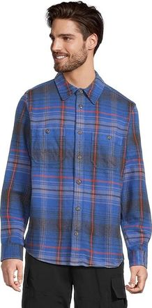 Mountain Hardwear Plushertm Long Sleeve Flannel Mens Clothing Arctic Sky Wyoming Plaid : 2XL, Cotton