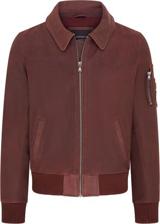 Infinity Leather Mens A2 Cowhide Leather Bomber Jacket-Eura