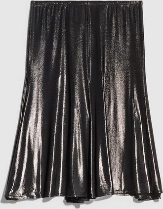 Gucci Fluid Jersey Midi Skirt, Silver, Ready-to-wear