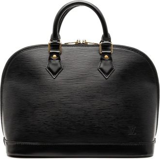 Louis Vuitton Borsa a mano Alma PM in pelle &Eacute;pi 1998 - Nero