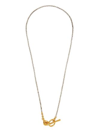 Charlotte Chesnais Halo chain-link necklace - women - Gold Plated/Sterling Silver - One Size
