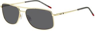 HUGO BOSS HG 1287/S 2F7/IR Mens Sunglasses Gold Size 59