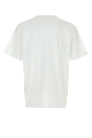Dries Van Noten Mens White Cotton Heer T-Shirt