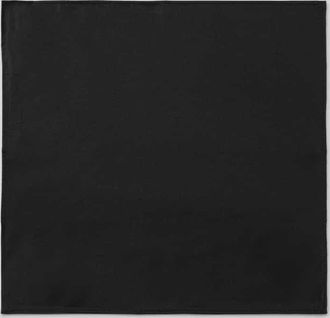 Monti Fein strukturiertes Einstecktuch aus Seide in Black, Gr&ouml;&szlig;e 1