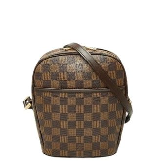 Louis Vuitton Pre-owned Ipanema PM Damier Schoudertas - Dames - Pre-owned - Bruin - Maat: ONE Size Leer