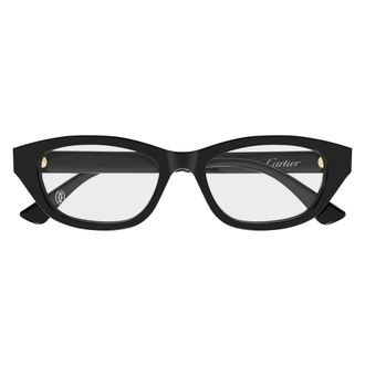 Cartier Cat-eye Optisch Montuur - Dames - Accessoires - Zwart - Maat: 54 MM