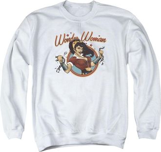 Gildan Justice League of America Wonder Woman Break Adult Crewneck Sweatshirt