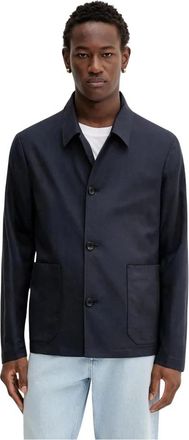 Paul Smith Modal Blend Blazer - Heren - Zomerjassen - Blauw - XL - Katoen - Jassen