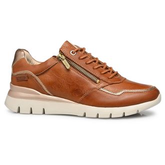 Pikolinos Cantabria W4R-6994 Leather Womens Comfort Trainers - Brandy - Size:UK 6-6.5