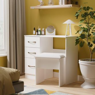 Welcome Furniture Alton Ready Assembled Vanity in White Matt - Welcome Furniture | TJ Hughes