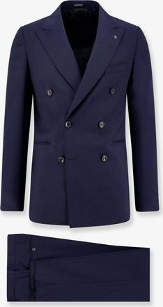 Tagliatore Abito in lana con revers a lancia e dettaglio spilla iconica amovibile - TAGLIATORE - gender_Man