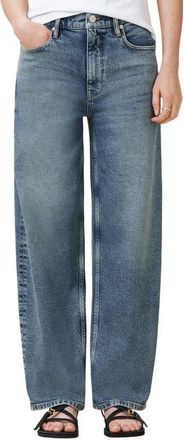 AllSaints Sadie Barrel Leg Jeans in Washed Indigo at Nordstrom, Size 30