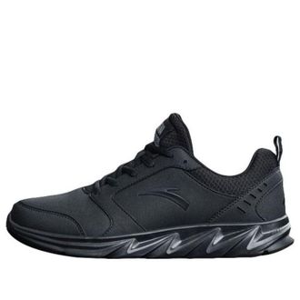 Anta Running Series Sneakers Leather Black 91815522-9