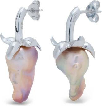 Loewe Orecchini di perle Strawberry in argento sterling