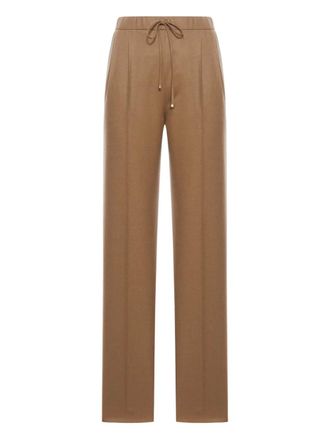 Max Mara Gatti elasticated-waist trousers - Brown