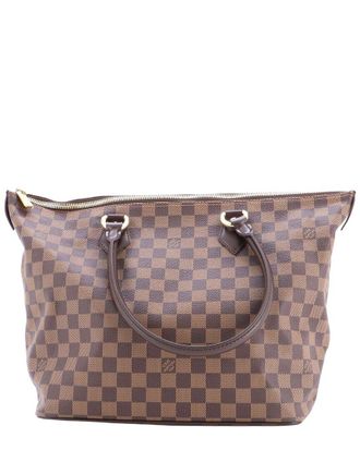 Louis Vuitton Brown Damier Ebene Saleya Mm (Authentic Pre-Loved)