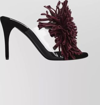Alaia stiletto heel asymmetrical open toe sandal