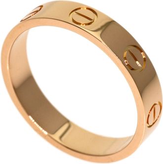 Cartier Pink Gold (18K) Band Ring (Pre-Owned)