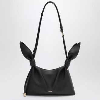 Loewe Mini Scarf bag in black smooth calfskin
