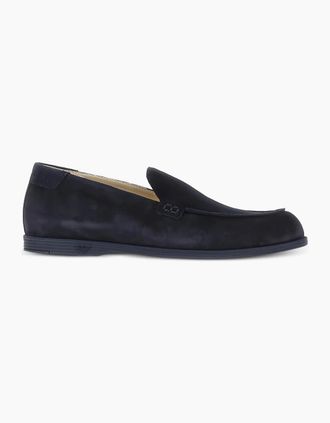 Emporio Armani Mens BRANDED LOAFERS - Navy - Size: 11