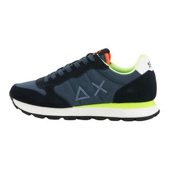 Sun 68 Sneakers, male, Blue, Size: 11 US Tom Fluo Low Top Sneakers
