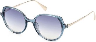 Max & Co. MO0088 87W Womens Sunglasses Blue Size 50