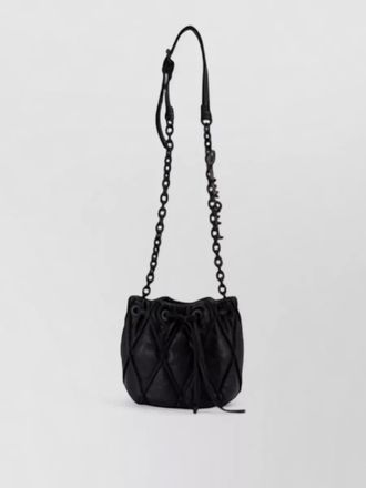 Diesel small cotton bucket bag