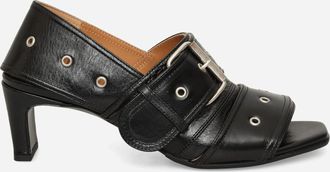 Our Legacy Women s 4cm Belt Sandals True Dye Black