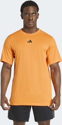 adidas T-Shirt ADIDAS PERFORMANCE D4T ESSENTIALS, Herren, Gr. XXL, pure orange, Obermaterial: 90% Polyester, 10% Elasthan, Shirts T-Shirt