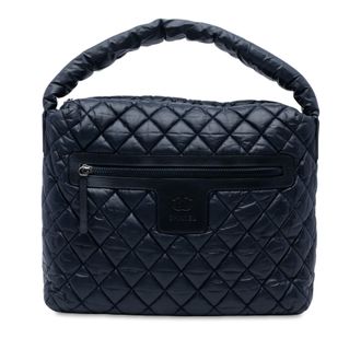 Chanel Tweedekans Gequilt Nylon Coco Cocoon Hobo