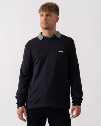 HUGO BOSS K_Ever-X Crew Neck Trui in Donkerblauw