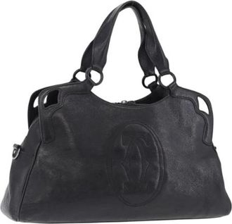 Cartier Pre-owned Vintage Hand Bag - Dames - Vintage Handtas - Zwart - ONE Size - Leer - Vintage