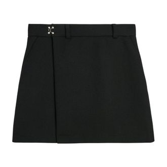 Soulland Dames, Rokken, Zwart, Maat: 2Xs/Xs Katoen