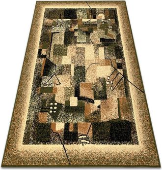 RugsX Rugsx - Carpet bcf Morad impresja classic - olive green green 160x220 cm