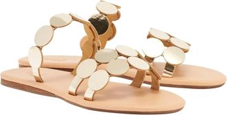 Ancient Greek Sandals Womens Kirini Mirror Sandal In Gold