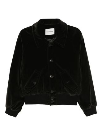 Low Classic Bomber con bottoni - Marrone