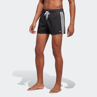 adidas Badeshorts ADIDAS PERFORMANCE 3STREIFEN CLX, Herren, Gr. 4XL, N-Gr, schwarz-weiss (schwarz, wei&szlig;), Obermaterial: 100% Polyester, Badehosen Badeshorts