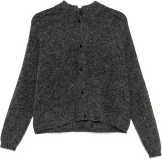 Gestuz Truien & Vesten, Dames, Grijs, M, Wol, Alpha Korte Vest