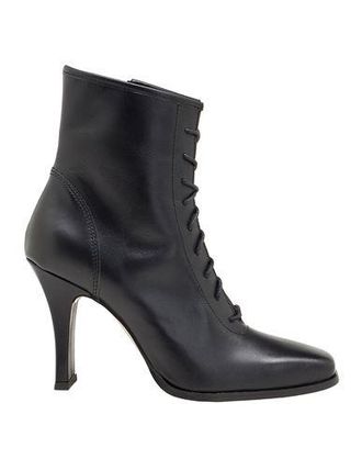 8 by YOOX LEATHER SQUARE-TOE ANKLE BOOTS
