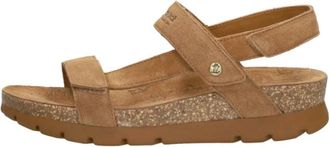 Panama Jack Selma Sandal - Dames - Sandalen - Bruin - 40 EU - Leer - Schoenen