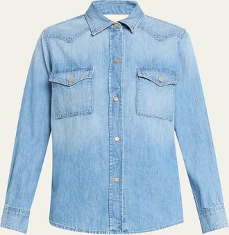TWP Cowboy Take Me Away Denim Shirt